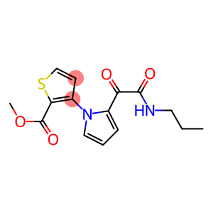 methyl 3-{2-[2-oxo-2-(propylamino)acetyl]-1H-pyrrol-1-yl}-2-thiophenecarboxylate