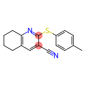 2-[(4-methylphenyl)sulfanyl]-5,6,7,8-tetrahydro-3-quinolinecarbonitrile