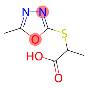 2-[(5-METHYL-1,3,4-OXADIAZOL-2-YL)SULFANYL]PROPANOIC ACID