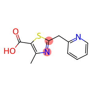 4-methyl-2-(pyridin-2-ylmethyl)-1,3-thiazole-5-carboxylic acid