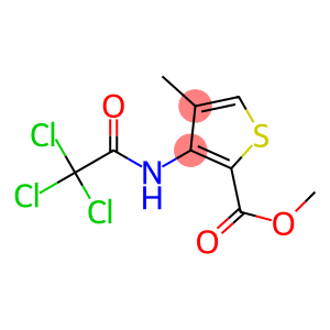 methyl 4-methyl-3-[(2,2,2-trichloroacetyl)amino]thiophene-2-carboxylate