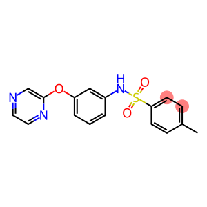 4-methyl-N-[3-(2-pyrazinyloxy)phenyl]benzenesulfonamide