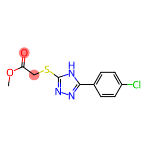 methyl 2-{[5-(4-chlorophenyl)-4H-1,2,4-triazol-3-yl]thio}acetate