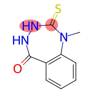 1-methyl-2-thioxo-2,3,4,5-tetrahydro-1H-1,3,4-benzotriazepin-5-one