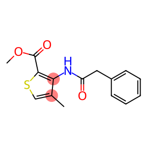 methyl 4-methyl-3-[(2-phenylacetyl)amino]-2-thiophenecarboxylate