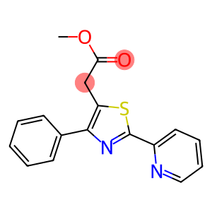 methyl 2-[4-phenyl-2-(2-pyridinyl)-1,3-thiazol-5-yl]acetate