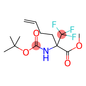 METHYL 2-[(TERT-BUTOXYCARBONYL)AMINO]-2-(TRIFLUOROMETHYL)HEX-5-ENOATE