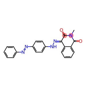 2-methyl-1,3,4(2H)-isoquinolinetrione 4-(N-{4-[(E)-2-phenyldiazenyl]phenyl}hydrazone)