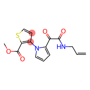 methyl 3-{2-[2-(allylamino)-2-oxoacetyl]-1H-pyrrol-1-yl}-2-thiophenecarboxylate