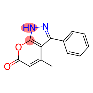 4-methyl-3-phenyl-1,6-dihydropyrano[2,3-c]pyrazol-6-one