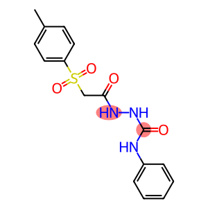 2-{2-[(4-methylphenyl)sulfonyl]acetyl}-N-phenyl-1-hydrazinecarboxamide