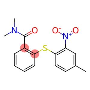 2-[(4-METHYL-2-NITROPHENYL)THIO]-N,N-DI-METHYLBENZAMIDE