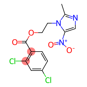 2-(2-methyl-5-nitro-1H-imidazol-1-yl)ethyl 2,4-dichlorobenzoate