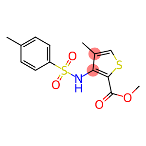 methyl 4-methyl-3-{[(4-methylphenyl)sulfonyl]amino}thiophene-2-carboxylate