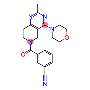 3-[(2-METHYL-4-MORPHOLIN-4-YL-7,8-DIHYDROPYRIDO[4,3-D]PYRIMIDIN-6(5H)-YL)CARBONYL]BENZONITRILE