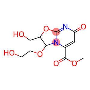 methyl 3-hydroxy-2-(hydroxymethyl)-6-oxo-2,3,3a,9a-tetrahydro-6H-furo[2,3-d]pyrimido[2,1-b][1,3]oxazole-8-carboxylate