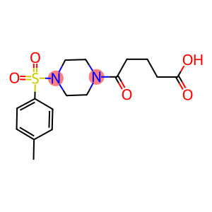 5-(4-[(4-METHYLPHENYL)SULFONYL]PIPERAZIN-1-YL)-5-OXOPENTANOIC ACID