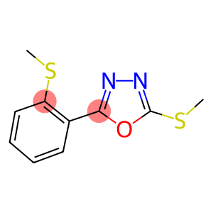 2-(METHYLSULFANYL)-5-[2-(METHYLSULFANYL)PHENYL]-1,3,4-OXADIAZOLE