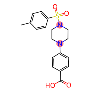 4-(4-[(4-METHYLPHENYL)SULFONYL]PIPERAZIN-1-YL)BENZOIC ACID