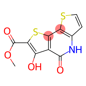 methyl 6-hydroxy-5-oxo-4,5-dihydrodithieno[3,2-b:2,3-d]pyridine-7-carboxyla te