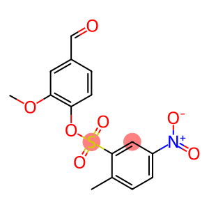 2-METHYL-5-NITRO-BENZENESULFONIC ACID 4-FORMYL-2-METHOXY-PHENYL ESTER