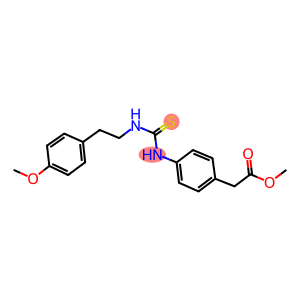 methyl {4-[({[2-(4-methoxyphenyl)ethyl]amino}carbothioyl)amino]phenyl}acetate