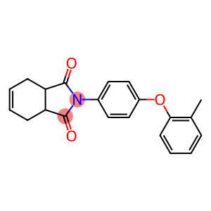 2-[4-(2-methylphenoxy)phenyl]-3a,4,7,7a-tetrahydro-1H-isoindole-1,3(2H)-dione