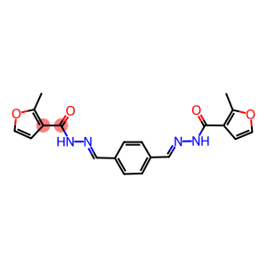 2-methyl-N'-{4-[2-(2-methyl-3-furoyl)carbohydrazonoyl]benzylidene}-3-furohydrazide