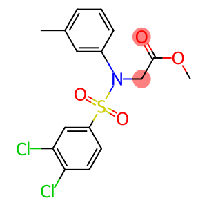 methyl {[(3,4-dichlorophenyl)sulfonyl]-3-methylanilino}acetate