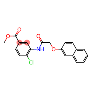 methyl 4-chloro-3-{[(2-naphthyloxy)acetyl]amino}benzoate