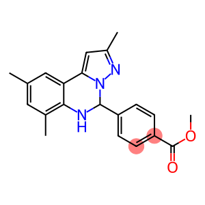 methyl 4-(2,7,9-trimethyl-5,6-dihydropyrazolo[1,5-c]quinazolin-5-yl)benzoate