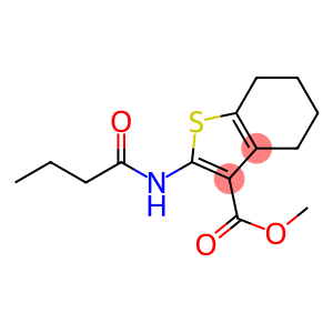 methyl 2-(butyrylamino)-4,5,6,7-tetrahydro-1-benzothiophene-3-carboxylate