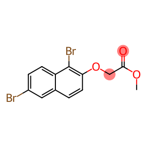 methyl 2-[(1,6-dibromo-2-naphthyl)oxy]acetate