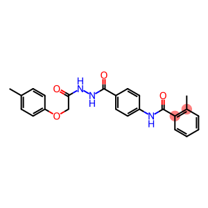 2-methyl-N-[4-({2-[2-(4-methylphenoxy)acetyl]hydrazino}carbonyl)phenyl]benzamide