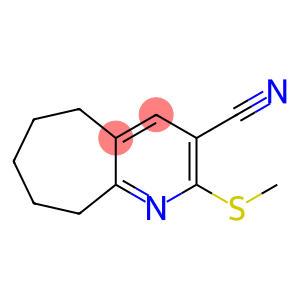 2-(methylsulfanyl)-6,7,8,9-tetrahydro-5H-cyclohepta[b]pyridine-3-carbonitrile