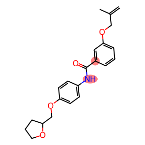 3-[(2-methyl-2-propenyl)oxy]-N-[4-(tetrahydro-2-furanylmethoxy)phenyl]benzamide