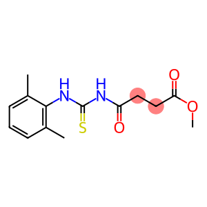 methyl 4-{[(2,6-dimethylanilino)carbothioyl]amino}-4-oxobutanoate