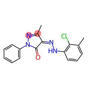 3-methyl-1-phenyl-1H-pyrazole-4,5-dione 4-[N-(2-chloro-3-methylphenyl)hydrazone]