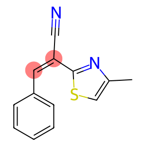 2-(4-methyl-1,3-thiazol-2-yl)-3-phenylacrylonitrile