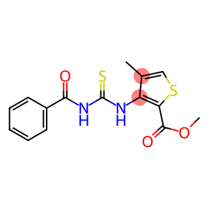 methyl 3-{[(benzoylamino)carbothioyl]amino}-4-methyl-2-thiophenecarboxylate