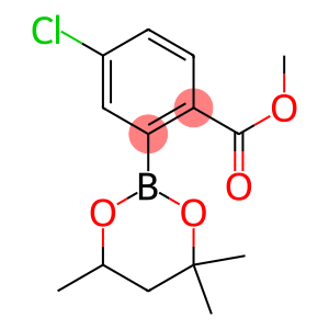 Methyl 4-chloro-2-(4,4,6-trimethyl-1,3,2-dioxaborinan-2-yl)benzoate