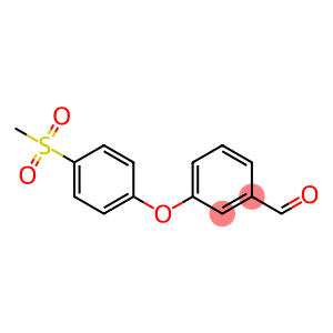 3-(4-(methylsulfonyl)phenoxy)benzaldehyde