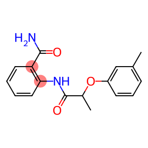 2-{[2-(3-methylphenoxy)propanoyl]amino}benzamide