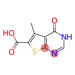 5-Methyl-4-oxo-3,4-dihydro-thieno[2,3-d]pyrimidine-6-carboxylic acid ,97%