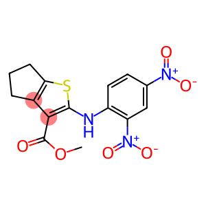 methyl 2-(2,4-dinitroanilino)-5,6-dihydro-4H-cyclopenta[b]thiophene-3-carboxylate