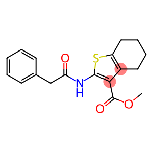 methyl 2-[(2-phenylacetyl)amino]-4,5,6,7-tetrahydro-1-benzothiophene-3-carboxylate