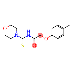 2-(4-methylphenoxy)-N-(4-morpholinylcarbothioyl)acetamide