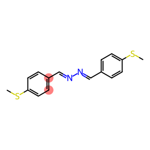 4-(methylsulfanyl)benzaldehyde N-{(E)-[4-(methylsulfanyl)phenyl]methylidene}hydrazone