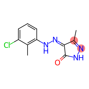 3-methyl-1H-pyrazole-4,5-dione 4-[N-(3-chloro-2-methylphenyl)hydrazone]