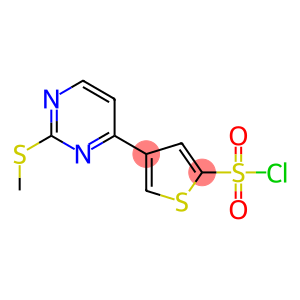 4-[2-(METHYLTHIO)PYRIMIDIN-4-YL]THIOPHENE-2-SULPHONYL CHLORIDE